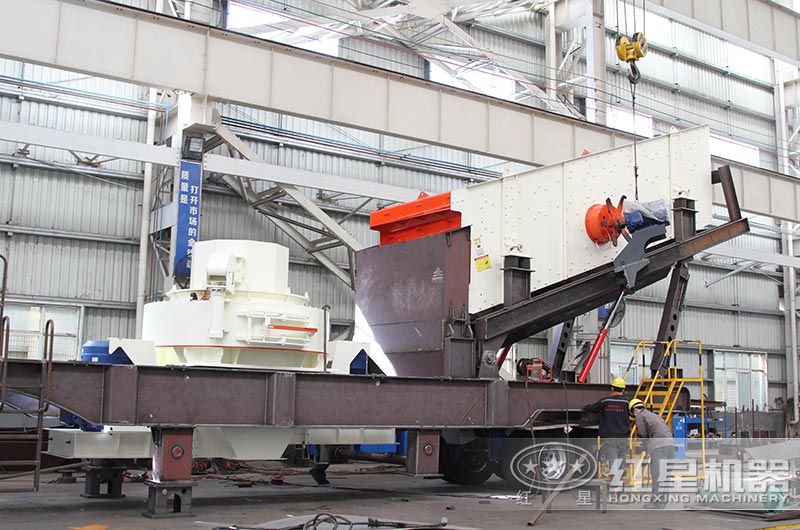 移動(dòng)制砂機(jī)一體機(jī)小型