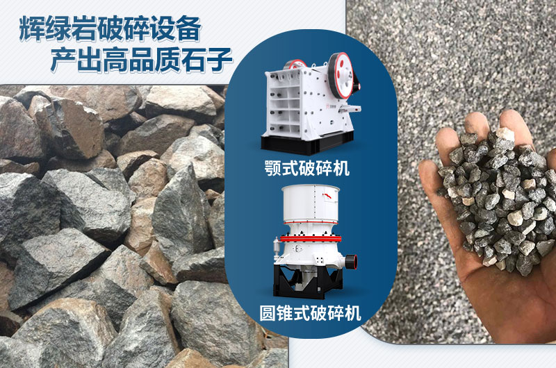 輝綠巖破碎可用的破碎機有哪些？價格多少？
