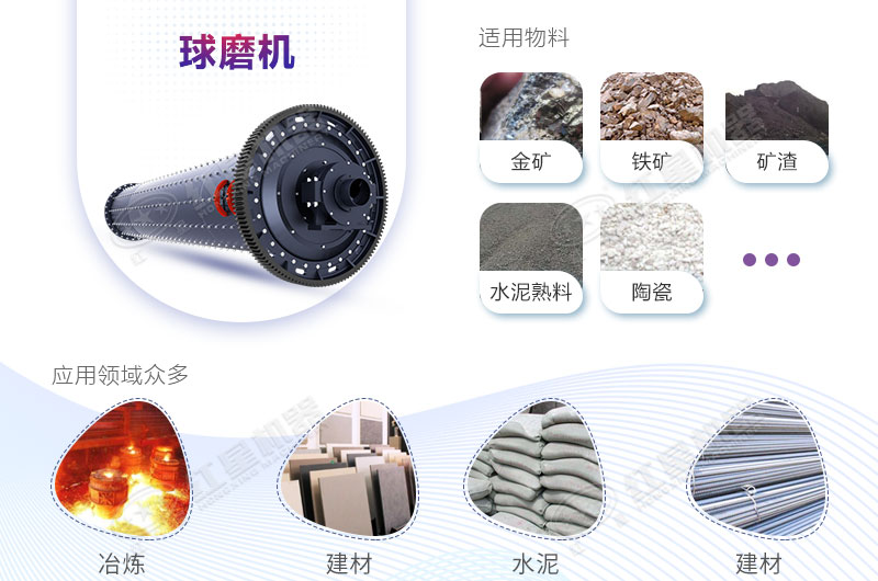 水泥球磨機(jī)設(shè)備優(yōu)勢多，應(yīng)用廣泛