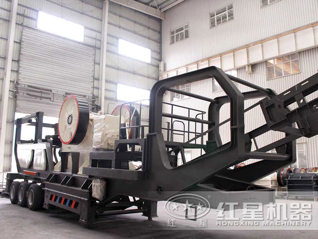 時產(chǎn)40噸車載流動打沙機，縱橫于重慶城鄉(xiāng)之間