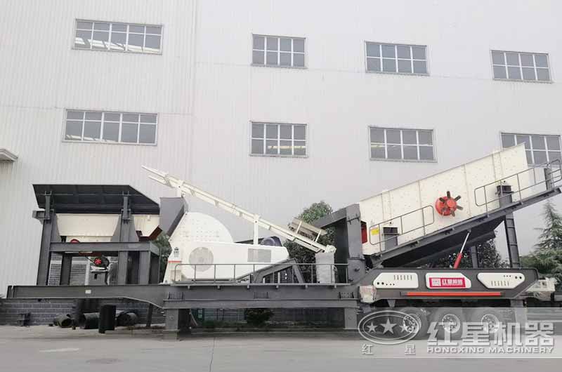 與給料機、破碎機一起搭載的新型車載可移動篩砂機