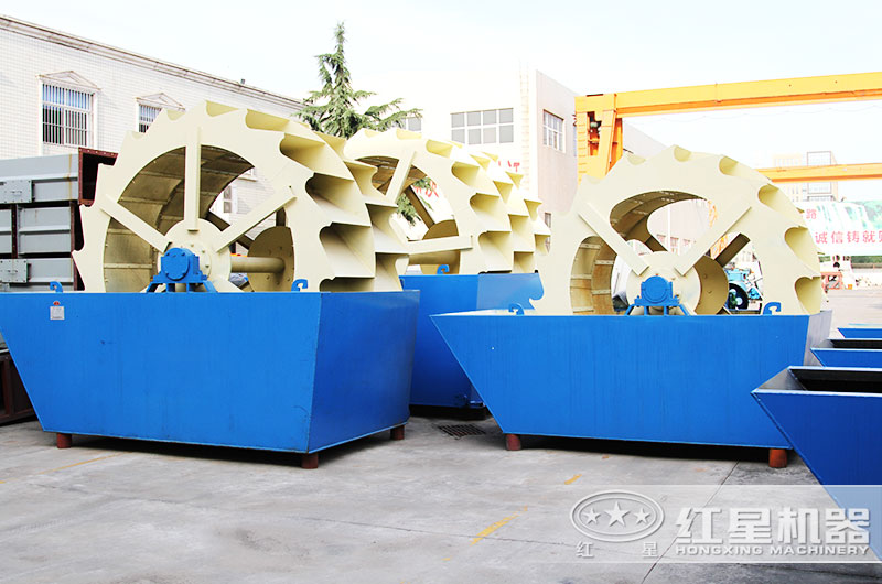 一天能洗3000噸的3020輪斗式洗砂機，以高產(chǎn)威震四方