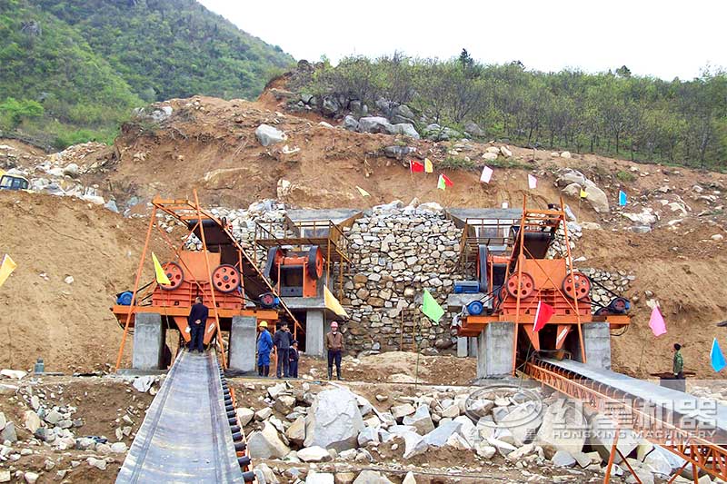 廢棄混凝土再生石子線多少錢一套？鋪路石子一立方價(jià)格多少？